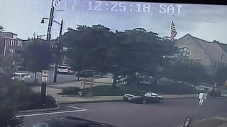 WATCH: Port Authority Bus Crashes Into Brookline War Memorial Cannon