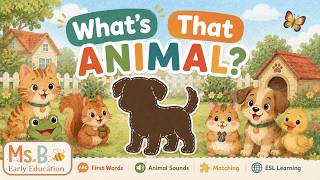 🐶🐿️ Toddler learning What's That Animal? Learn Pet & Backyard Animal Names and Sounds for Toddlers!  screenshot 3