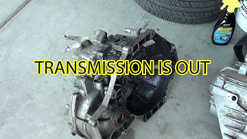 How to remove the TRANSMISSION on a FWD COBALT SS/TC 2.0l TURBO F35, F40 6 SPEED CONVERSION (PART 3)