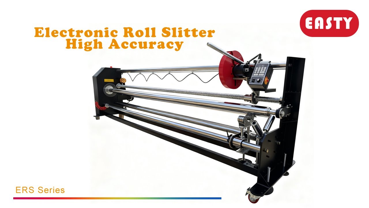Auto Roll slitting Machine for Banner Flex Paper Fabric Roll Slitter Rewinder 1.8m 3.3m ERS Slitter