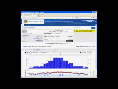 AquaHawk Alerting - How to register for an online account
