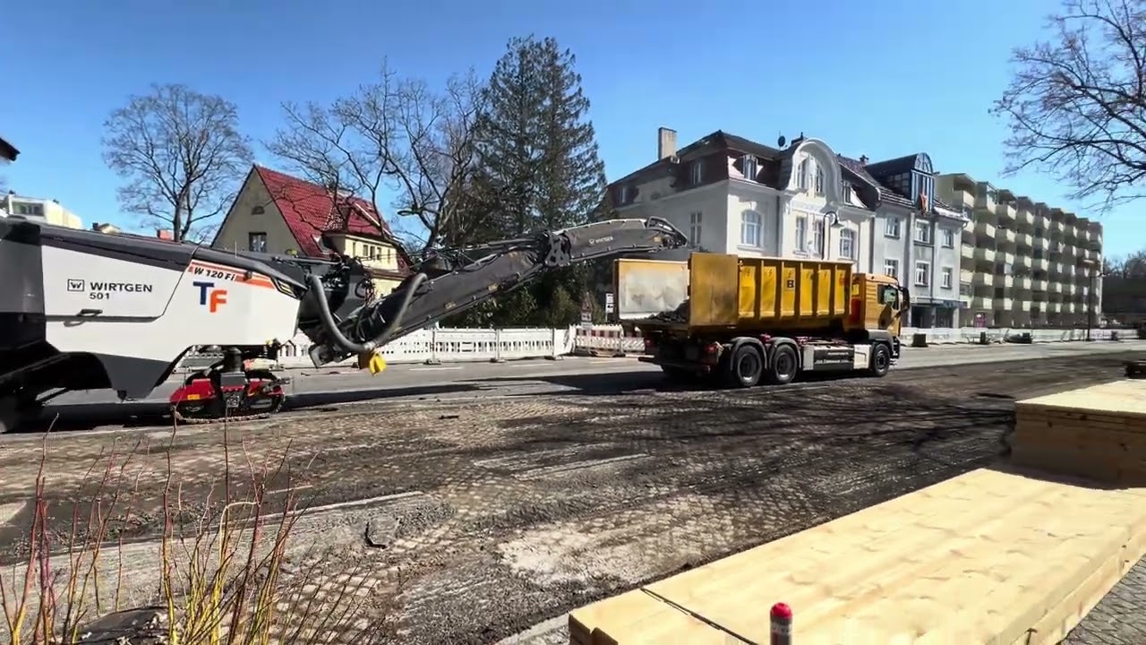 Erkner 2025 Baustelle, Friedrichstraße