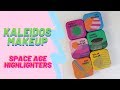 KALEIDOS Makeup Space Age Highlighters | Swatches and Demos