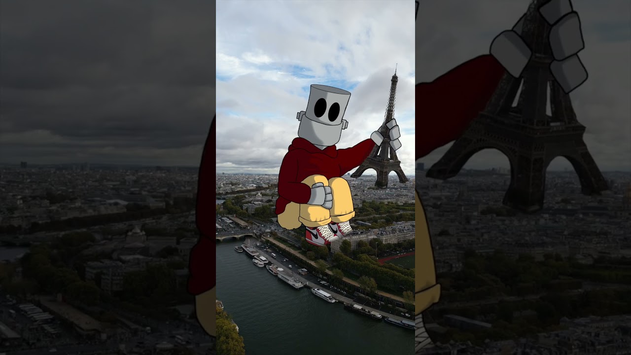 Giant Robot in Paris | DJI Mini 3 Pro