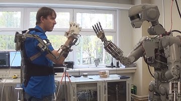 Development of the Russian DARPA: humanoid robot FEDOR [footage of the testing of the robot]