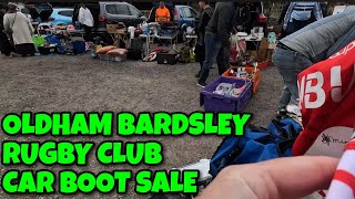 Oldham Bardsley Rugby club Car Boot Sale UK lets go BARGAIN HUNTING #carbootfinds 