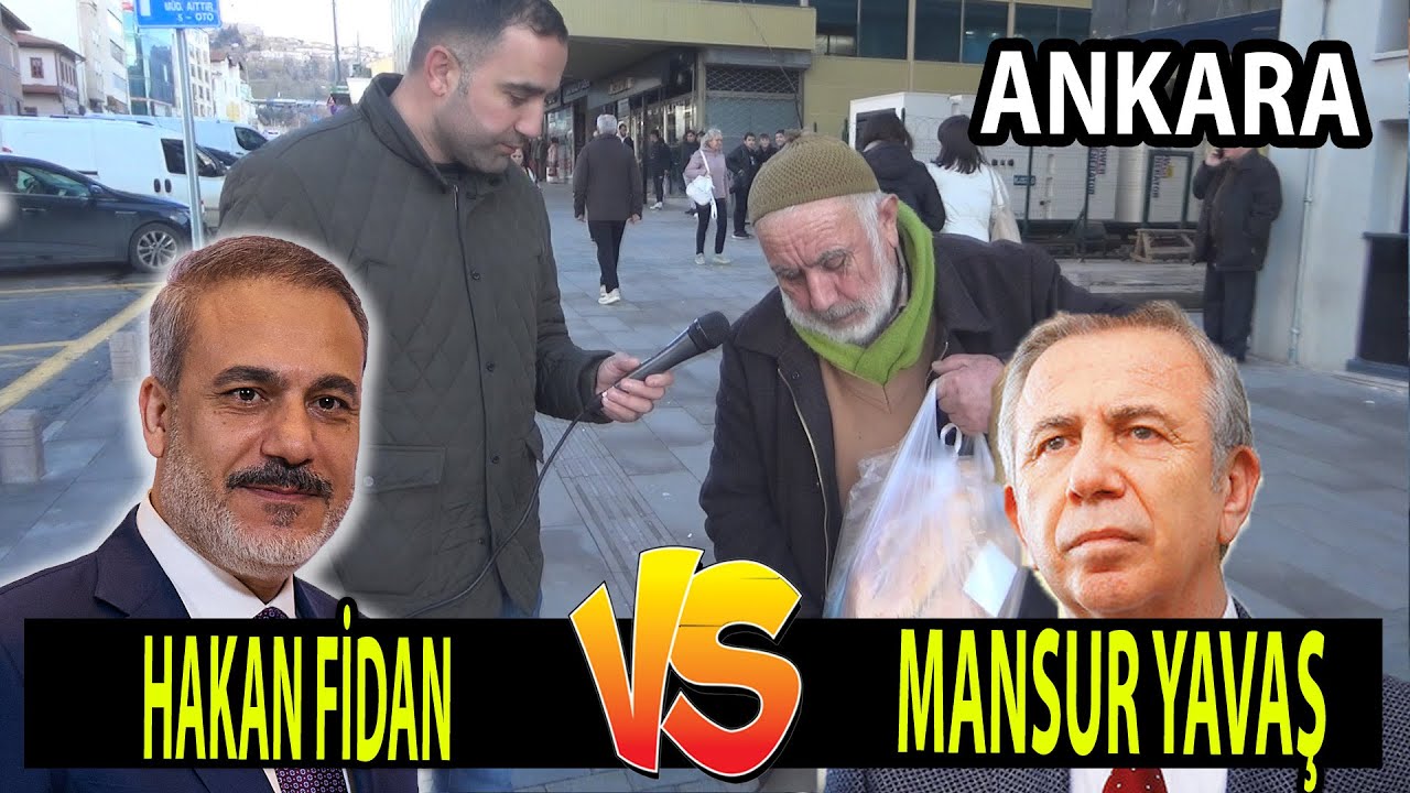 Ankarada Kıran Kırana Seçim Anketi Hakan Fidan mı Mansur Yavaş mı