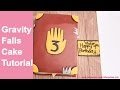 GRAVITY FALLS CAKE: How to make Gravity falls journal 3 cake tutorial by Busi Christian-Iwuagwu