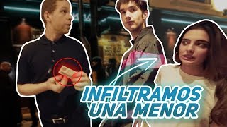 INFILTRAMOS UNA MENOR EN UNA DISCOTECA *mira lo que pasó*