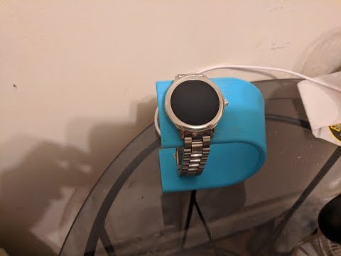 Anet A8 3D Printing A Fossil Q Smartwatch Charging Stand