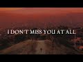 Finneas - I Don't Miss You At All (Lyrics)