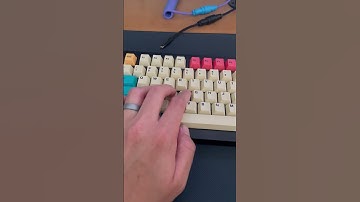 Cherry Hyperglide Brown Keeb Roll | Monsgeek M1 | POM Plate