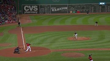 BAL@BOS: Ortiz lines an RBI double off Green Monster