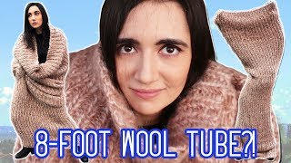 I Wore A Giant 8-Foot-Tall Scarf For A Day I Wore A Giant 8-Foot-Tall Scarf For A Day