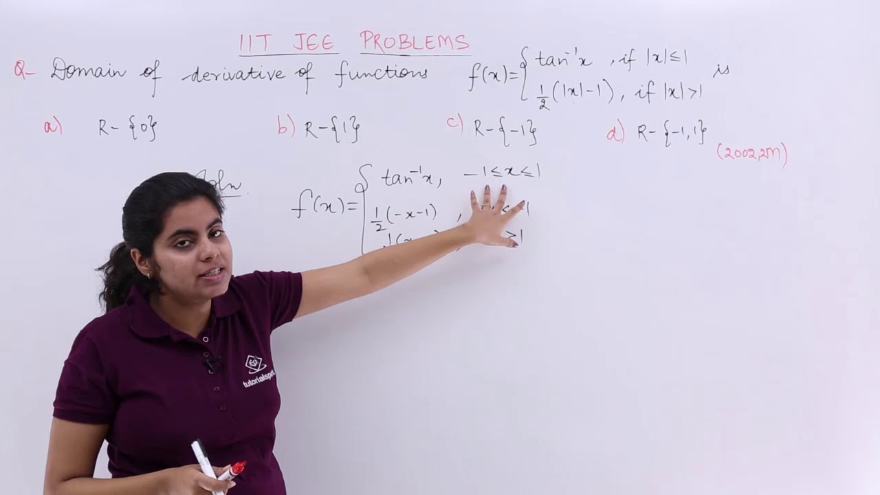 Class 12th – IIT JEE Problem 4 on Continuity and Differentiability ...