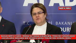 Aile Ve Sosyal Hizmetler Bakanı Derya Yanık