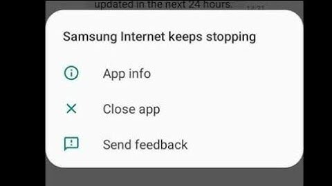how to fix samsung internet keeps stopping on tablet