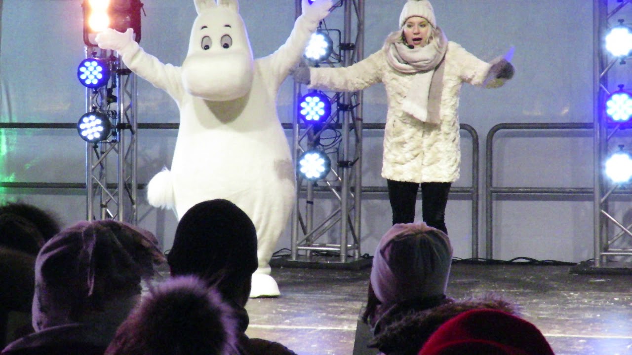 Moomin Snowcastle avajaiset Rovaniemen Napapiirillä