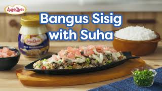 Light & Creamy Bangus Sisig with Suha Recipe