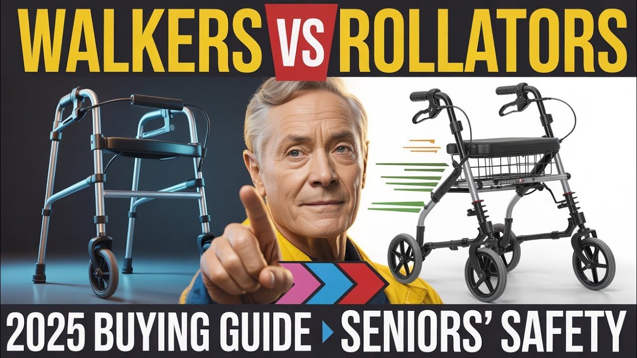 Walkers vs Rollators: The Ultimate 2025 Buying Guide for Seniors' Mobility & Safety