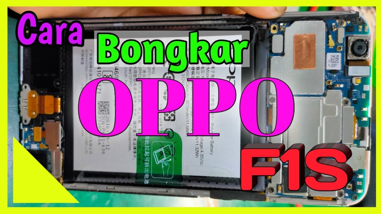 CARA BUKA OPPO F1S // HOW TO DISASSEMBLY OPPO F1S - YouTube