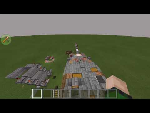 「MinecraftPE軍事部」戦車が砲撃するだけの動画