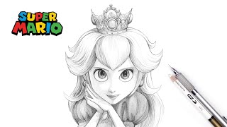 How to Draw Princess Peach | Super Mario | 如何畫碧姬公主 | 超級瑪利歐 | 碧姬公主 | 畫畫教學 | ピーチ姫