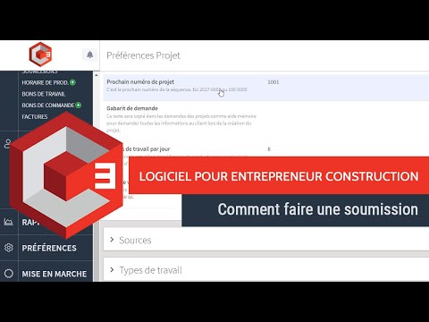 Comment faire une soumission: logiciel de soumission pour entrepreneurs de la construction C-CUBE