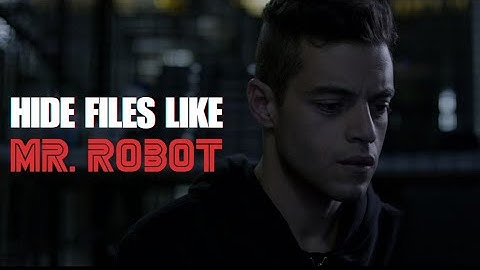 how Mr.Robot hides file inside audio ft. steganography