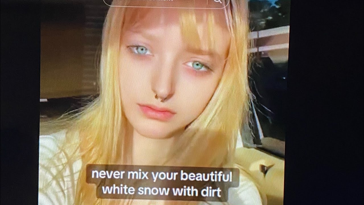 WHITE WOMAN GOES VIRAL FOR SAYING NEVER MIX YOUR BEAUTIFUL WHITE SNOW