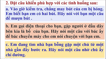 Môn: LT&C lớp 4 - T27 - Cách đặt Câu khiến - Thầy Nam