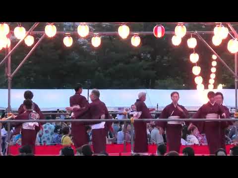 防災音頭　2024年第2回奥浅草盆踊り大会16　隅田公園山谷堀広場　東京都台東区　下町台東盆踊り協議会　浅草たいこばん
