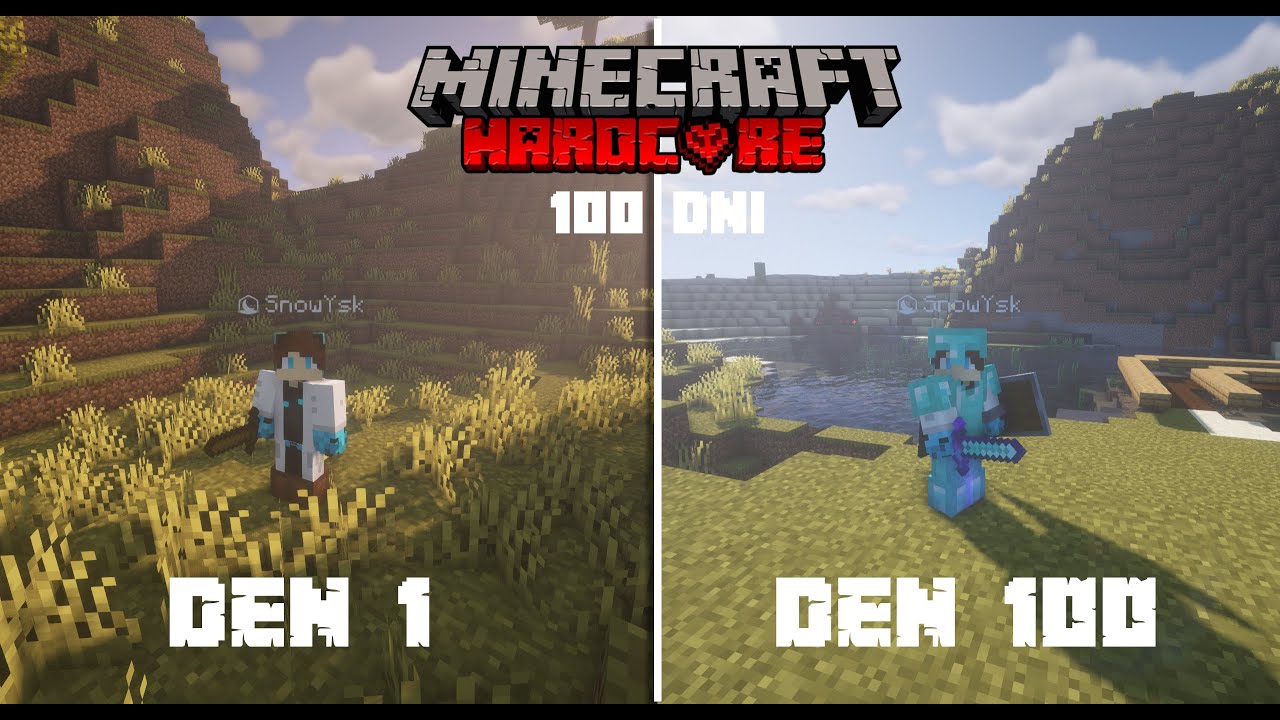 Prežil som 100 dní v Minecraft Hardcore... a toto sa stalo [1/2]