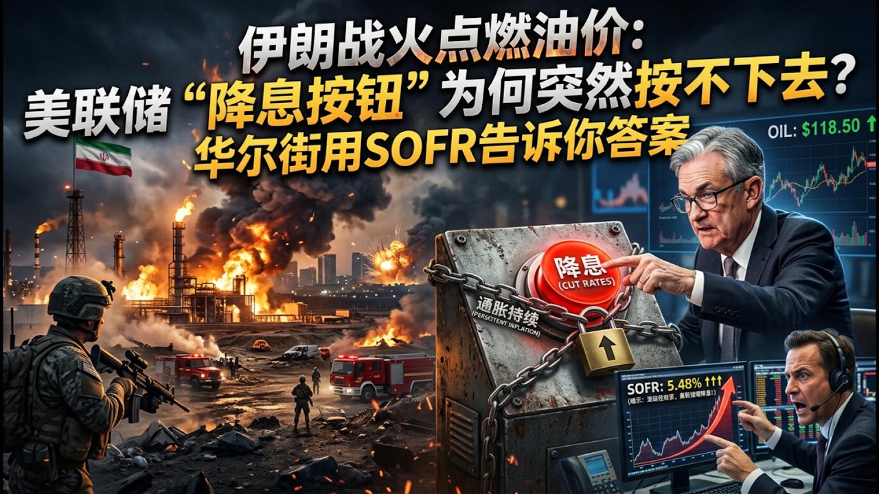 【Boss说美国】伊朗战火点燃油价：美联储“降息按钮”为何突然按不下去？华尔街用SOFR告诉你答案