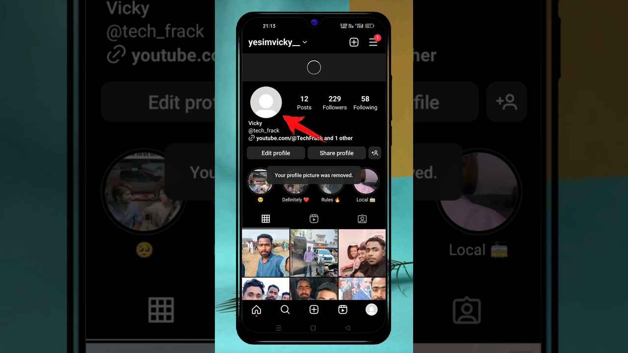 Instagram Current Profile Pic Remove 🔥 
