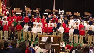 Boys' Latin Lower School Winter Holiday Program—Lower School Chorus