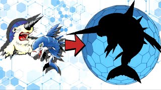 DRIMOGEMON &amp; DOLPHMON DIGIXROS! MARINE DRIMOGEMON DIGIFUSION!