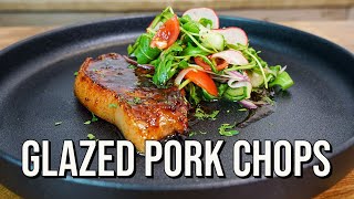 Glazed Pork Chops | Garlic Honey | How To Recipe