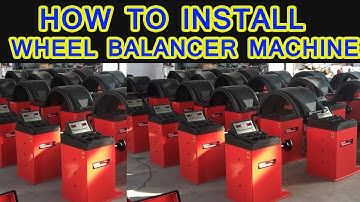 TECH FANATICS..HOW TO INSTALL WHEEL BALANCING MACHINE....