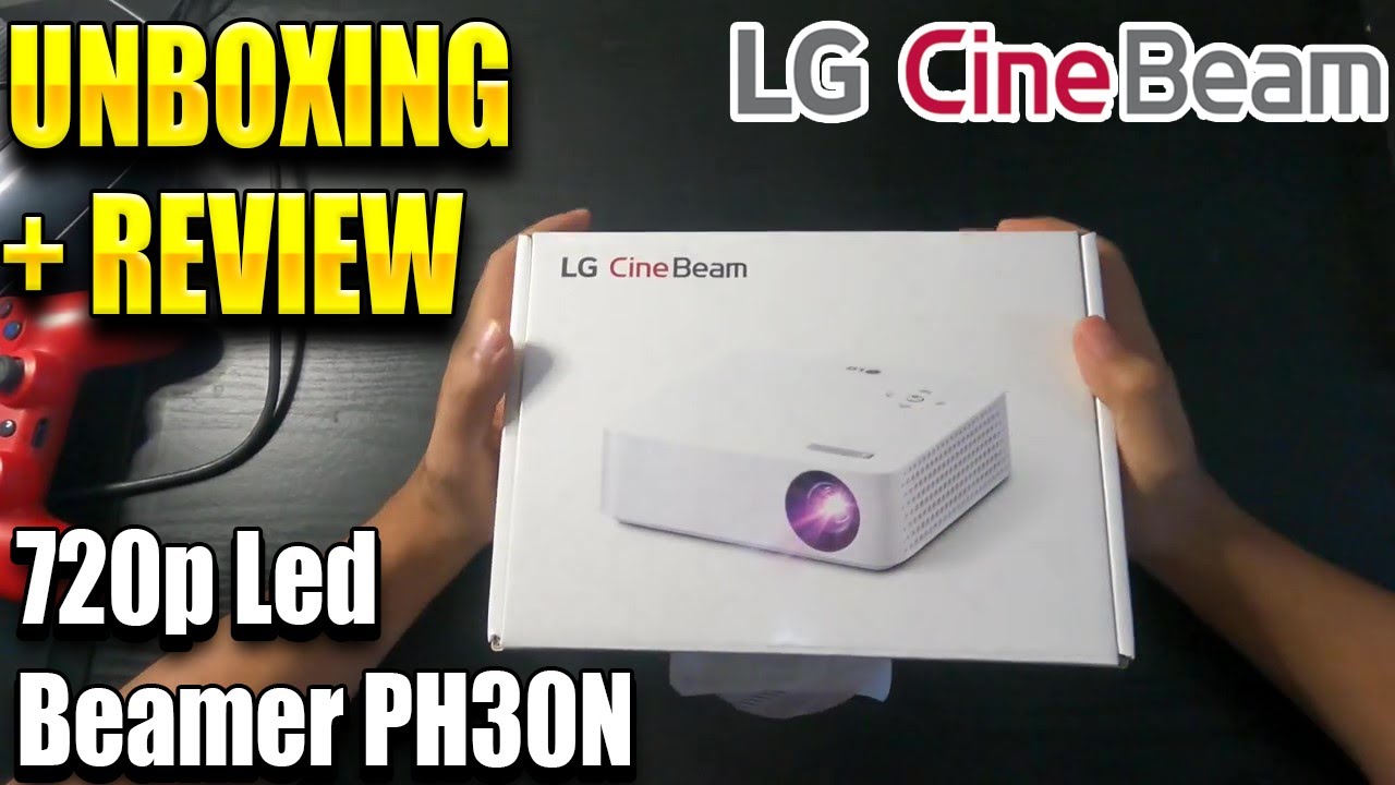 PROYECTOR LG CINEBEAM PH30N UNBOXING + REVIEW 