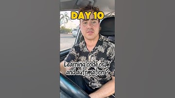 DAY 10: learning code or AI & automation? #buildinpublic #9to5escape #code #automation #motivation