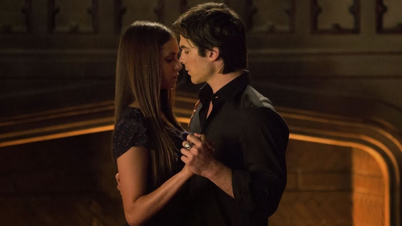 CapCut_damon and elena first kiss