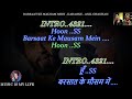 Barsaat Ke Mausam Mein Karaoke With Scrolling Lyrics Eng ह द Barsaat Ke Mausam Mein Karaoke With Scrolling Lyrics Eng ह द
