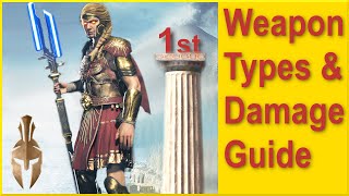 Assassins Creed Odyssey - Best Weapon Type for Highest Damage and all Moves compared!