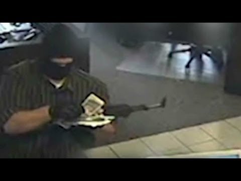 'AK-47 Bandit' wanted for bank robberies