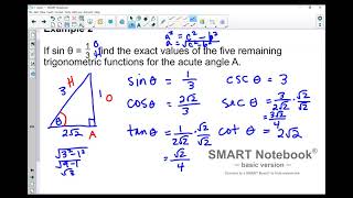 Precalc 4-1 Notes