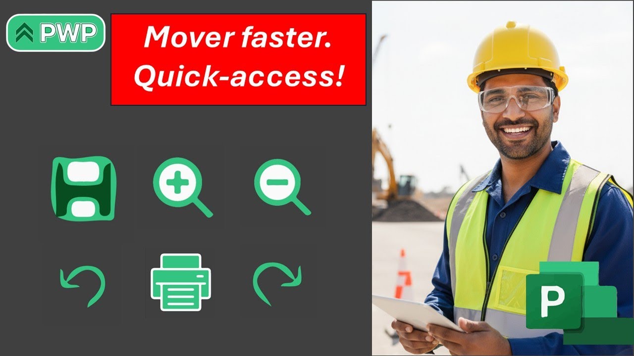 #38 MS Project - Update your Quick Access Toolbar - YouTube