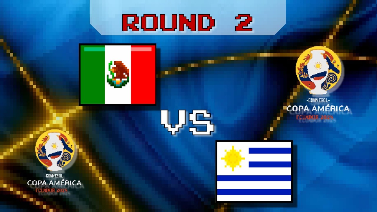 GROUP A: MEXICO vs URUGUAY| COPA AMERICA 2028 | PIXEL VERSION