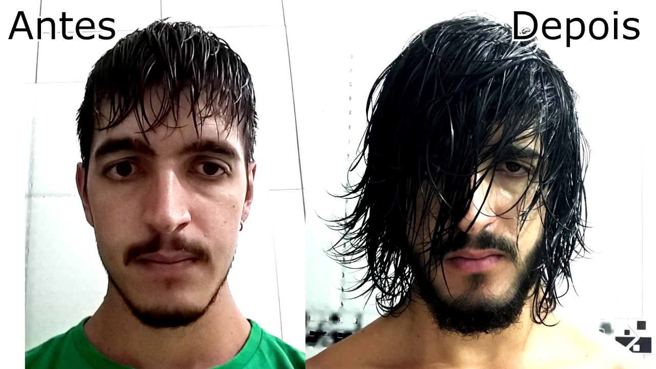 cabelo masculino sem corte