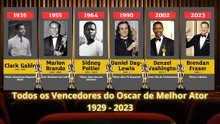 Todos os Vencedores do OSCAR de Melhor ATOR || 1929 - 2023